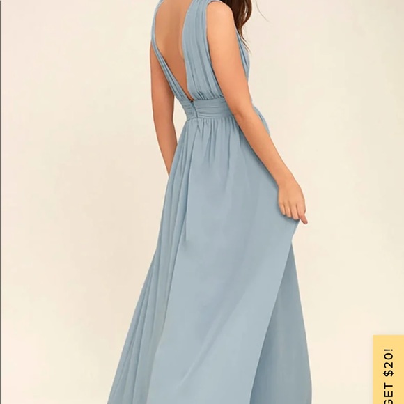 Lulus Heavenly Hues Light Blue Maxi Dress - Picture 3 of 10